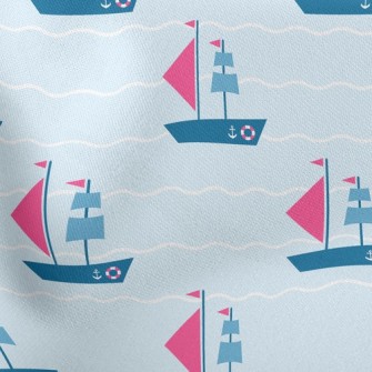 Nautical Sailing Ship Stretch Ponte
