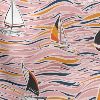 Hand Drawn Sailboat Stretch Ponte