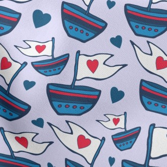Love Flag Sailboat Stretch Ponte
