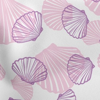 Pink Scallops Stretch Ponte