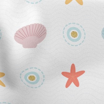 Colorful Wavy Starfish Stretch Ponte