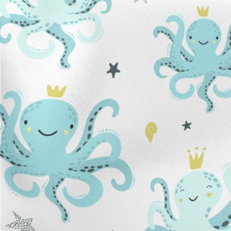 Smiley Octopus King Stretch Ponte