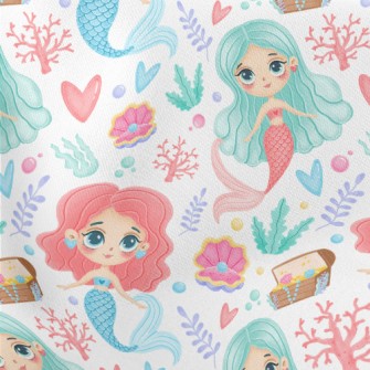 Pearl Treasure Mermaid Stretch Ponte