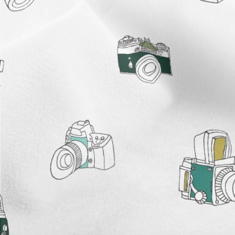 Vintage Photography Camera Micro Fleece