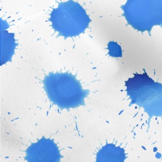 Drop-shaped Watercolor Dots Micro Fleece