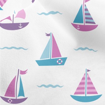 Spray Sailing Boat Micro Fleece
