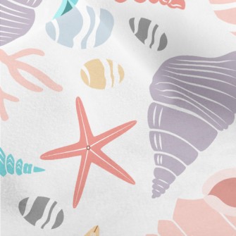 Colorful Sea Creatures Micro Fleece