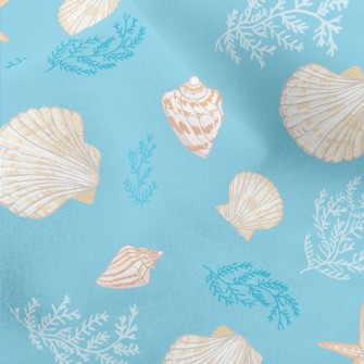 Starfish Shellfish Seaweed Micro Fleece