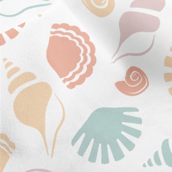 Scallops And Conch Micro Fleece