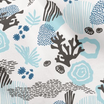Coral In The Mysterious Sea Micro Fleece