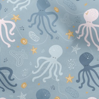 Octopus Family Micro Fleece