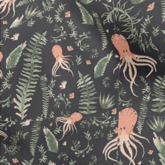 Seaweed And Octopus Micro Fleece