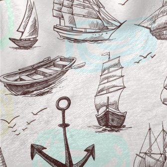Sailing Wooden Boat Minky