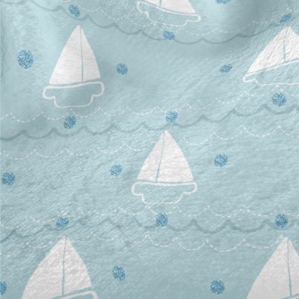 Simple Sailboat With Dots Of S Minky