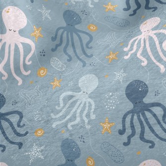 Octopus Family Minky