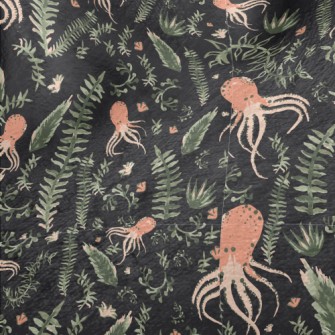 Seaweed And Octopus Minky