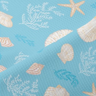 Starfish Shellfish Seaweed Piqué