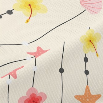 Creative Shell Door Curtain Piqué