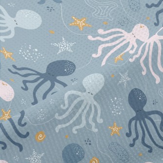 Octopus Family Piqué