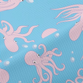 Playful Octopus Piqué