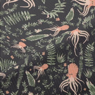 Seaweed And Octopus Piqué