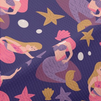 Mermaid Friends Piqué