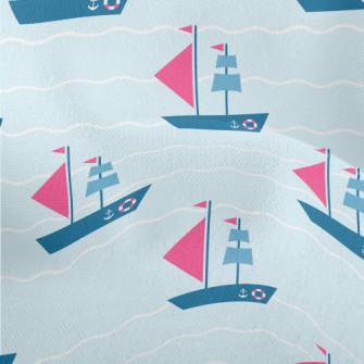 Nautical Sailing Ship Lightweight Performance Linen