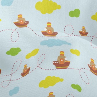 Dotted Line Sailing Cruise Shi Lightweight Performance Linen