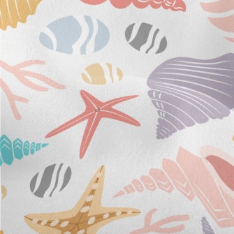 Colorful Sea Creatures Lightweight Performance Linen