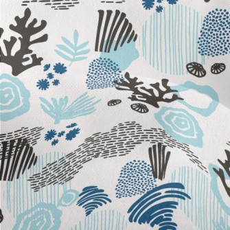 Coral In The Mysterious Sea Lightweight Performance Linen