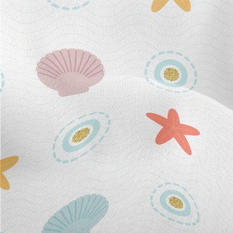 Colorful Wavy Starfish Lightweight Performance Linen