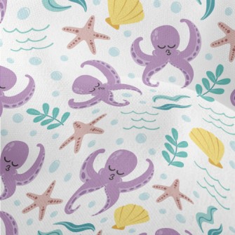 Naughty Pouty Octopus Lightweight Performance Linen
