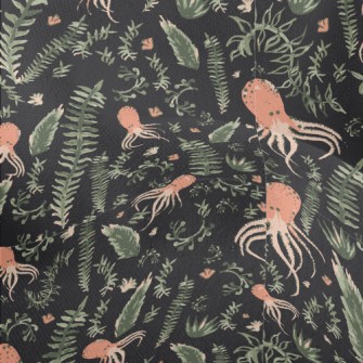 Seaweed And Octopus Lightweight Performance Linen