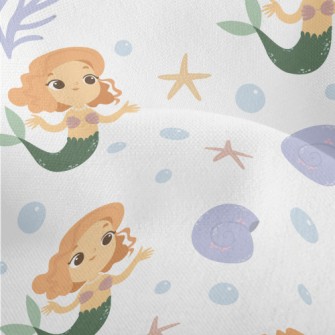 Curly Hair Mermaid Lightweight Performance Linen