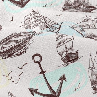 Sailing Wooden Boat Modern Jersey