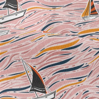 Hand Drawn Sailboat Modern Jersey