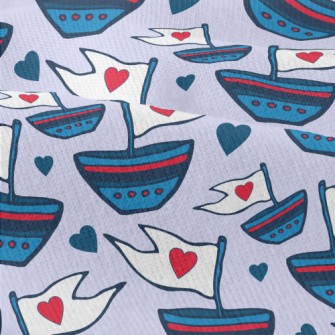 Love Flag Sailboat Modern Jersey