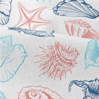 Conch Shell Starfish Modern Jersey