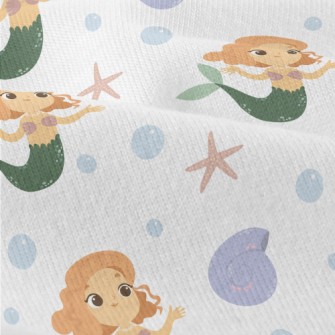 Curly Hair Mermaid Modern Jersey