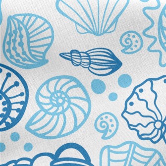 Various Shellfish Jersey Backed Fleece