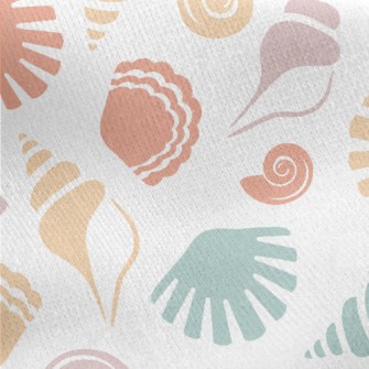 Scallops And Conch Jersey Backed Fleece