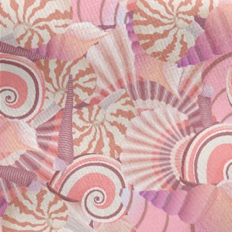 Fantasy Rare Shells Jersey Backed Fleece