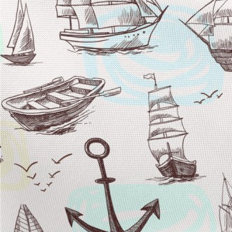 Sailing Wooden Boat Pongee