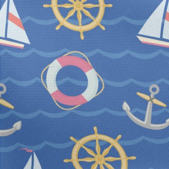 Ship Rudder Anchor Lifebuoy Pongee