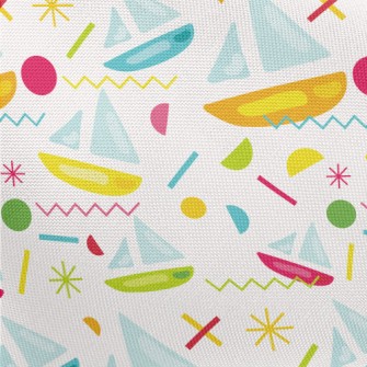 Geometric Stitching Yacht Pongee