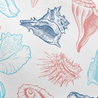 Conch Shell Starfish Pongee