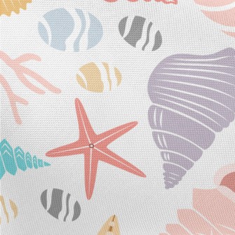 Colorful Sea Creatures Pongee