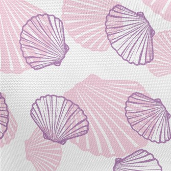 Pink Scallops Pongee