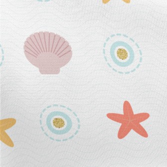 Colorful Wavy Starfish Pongee