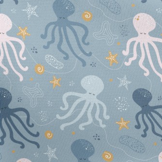 Octopus Family Pongee